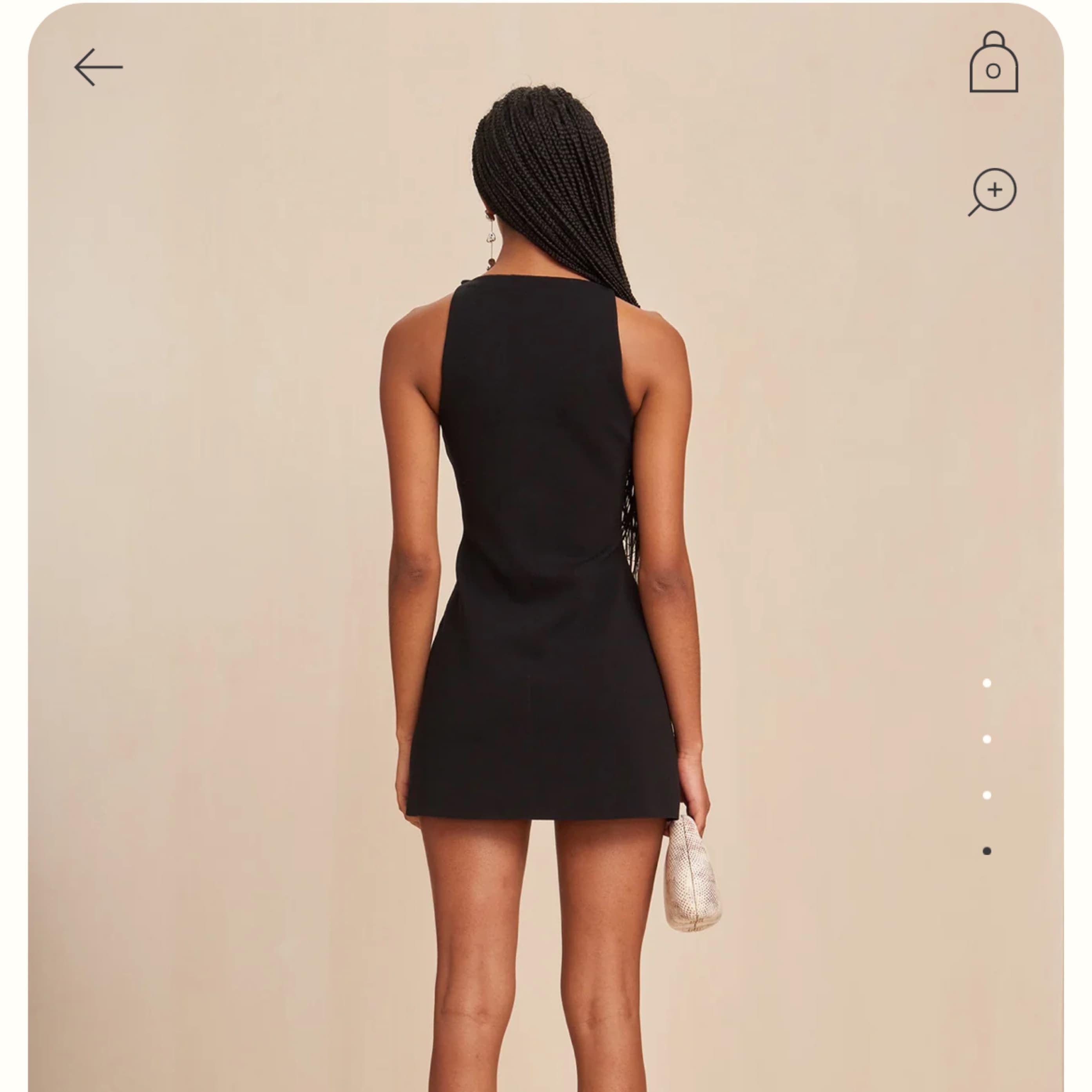 Cult Gaia Black Franco Knit Dress - Image 2