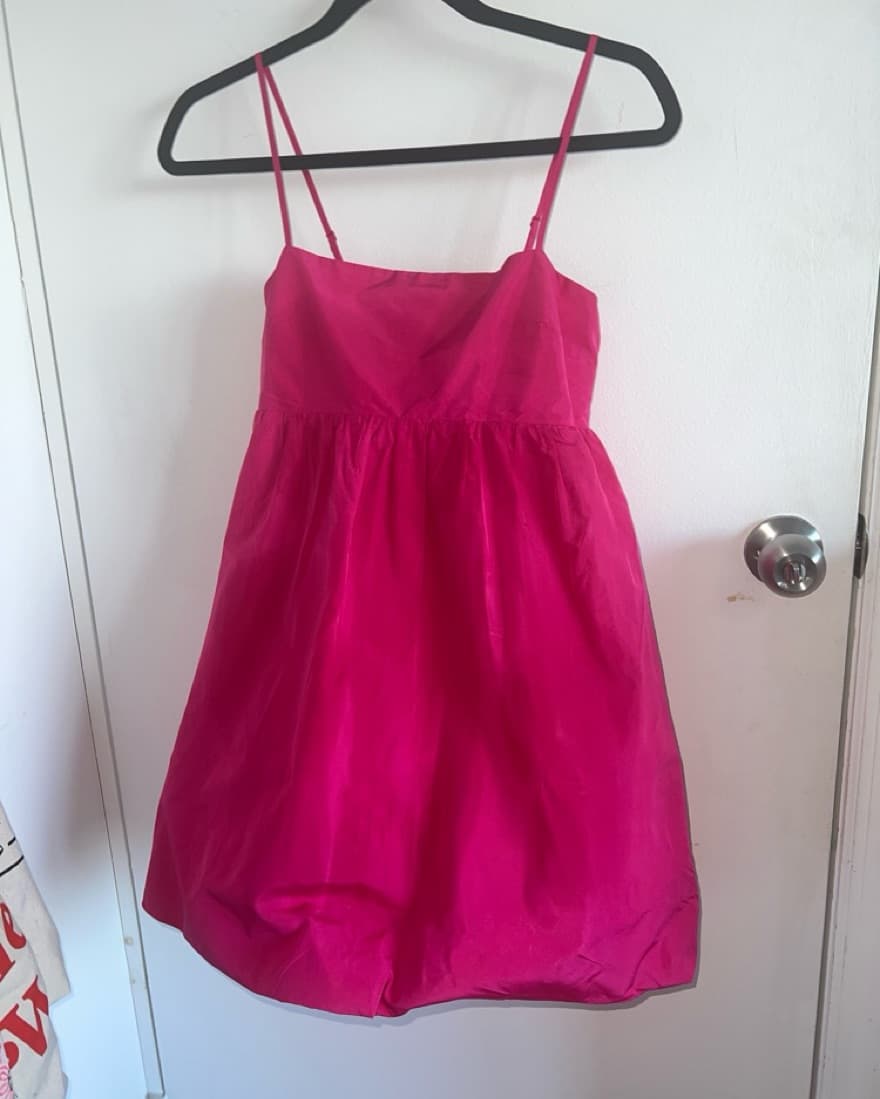 Aritzia Elio Taffeta Bubble Mini Dress  - Image 3