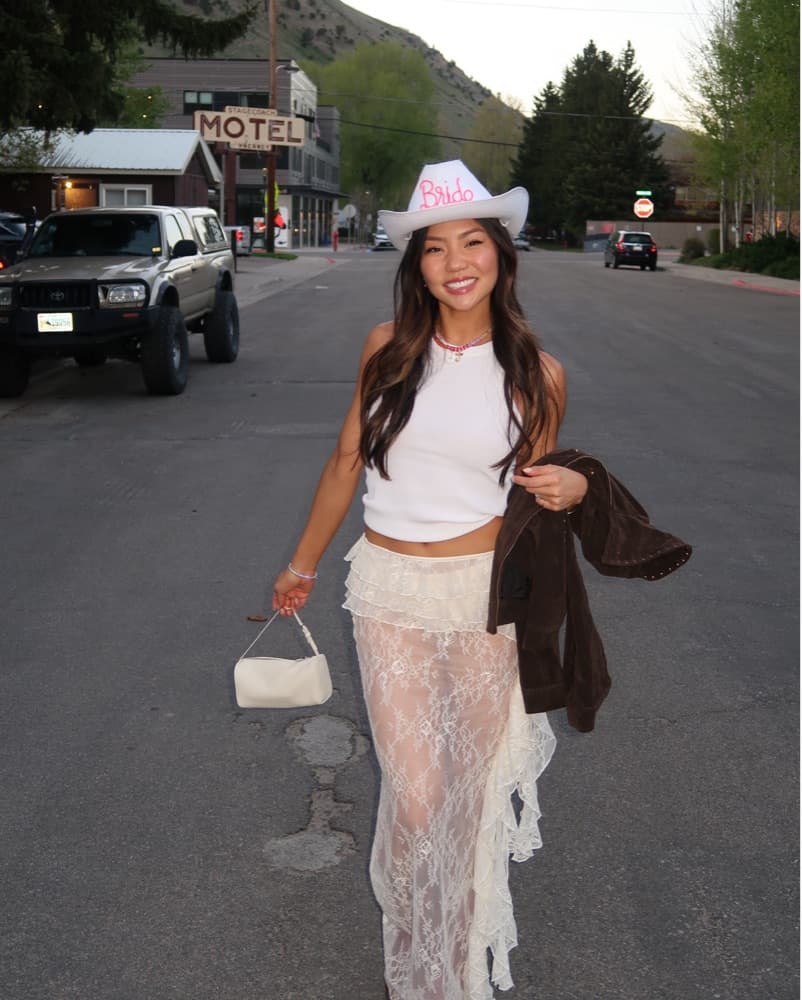 Camila Coehlo Lace Maxi Skirt Size s - Image 1
