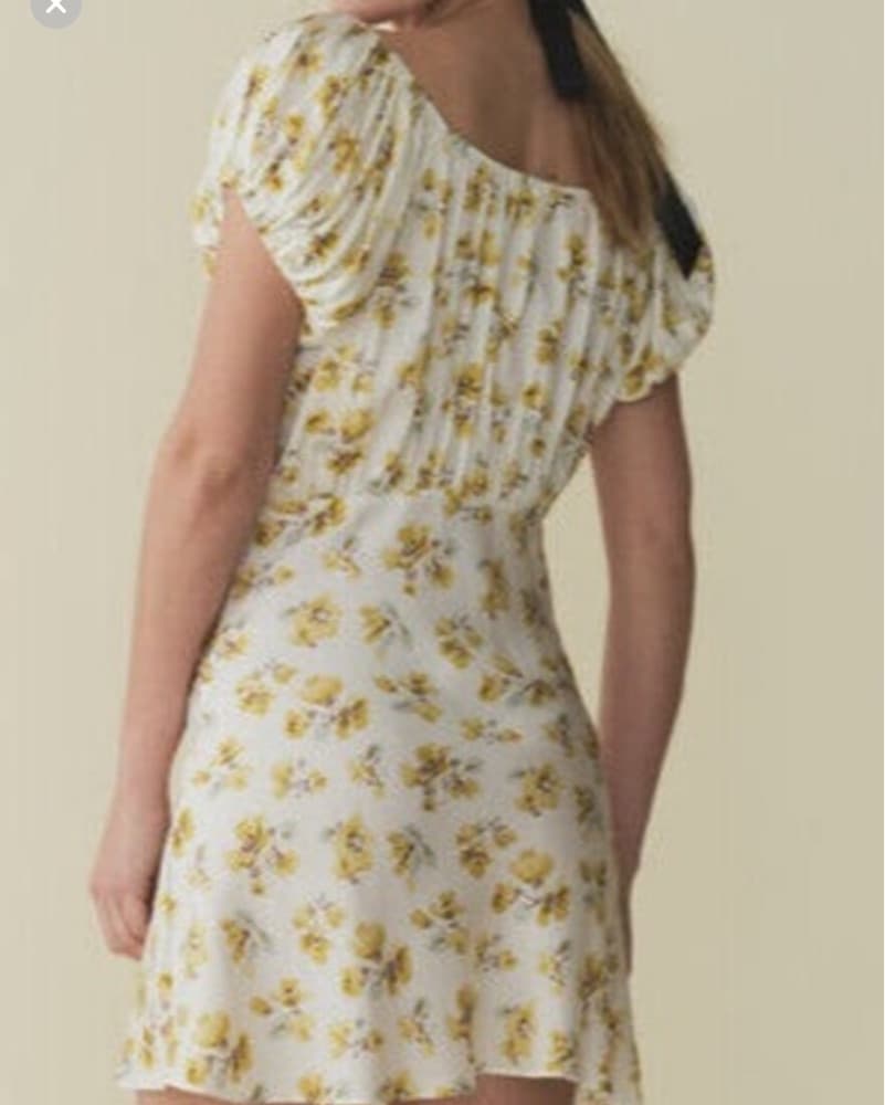 Doen Floral Silk Blend Midi Dress - Image 3