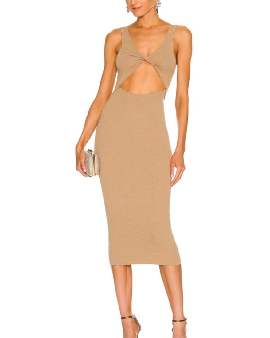 Bec&Bridge Twist Midi Dress - Image 1