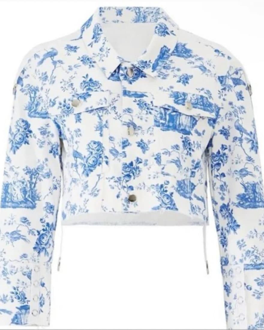 Delpine Cropped Jacket - Image 2
