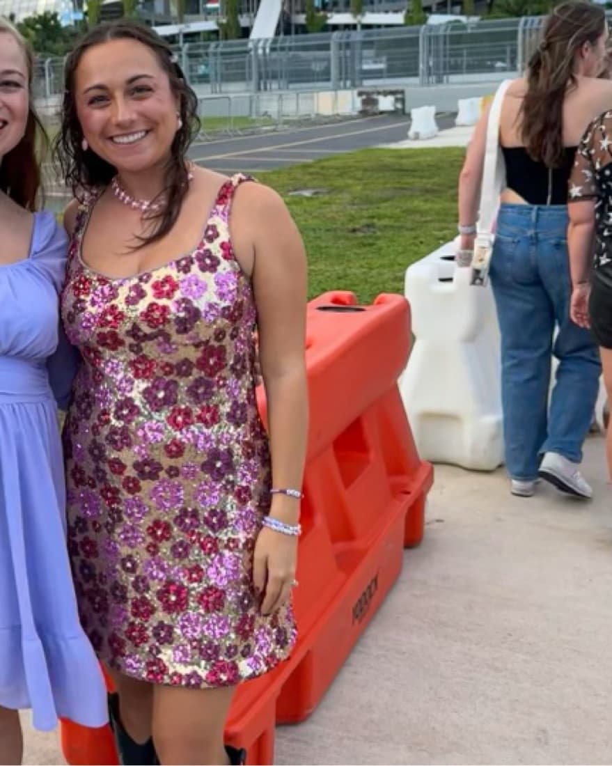 CIDER Mini Sequin Scoop Dress - Image 2