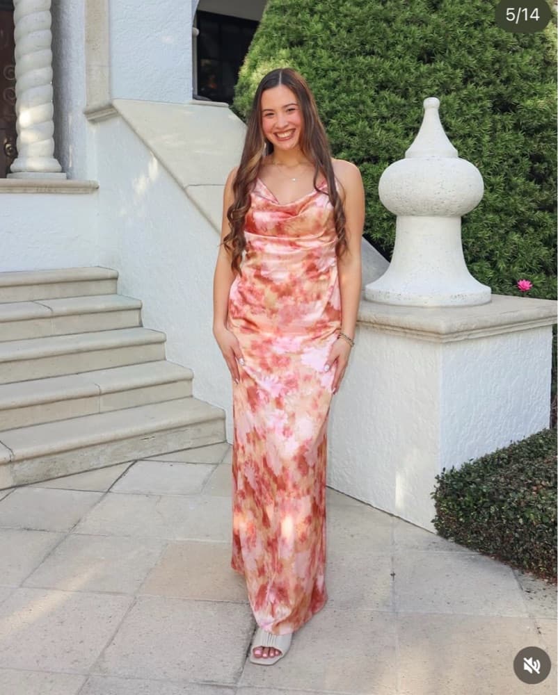Peppermayo Pink Floral Dress  - Image 1