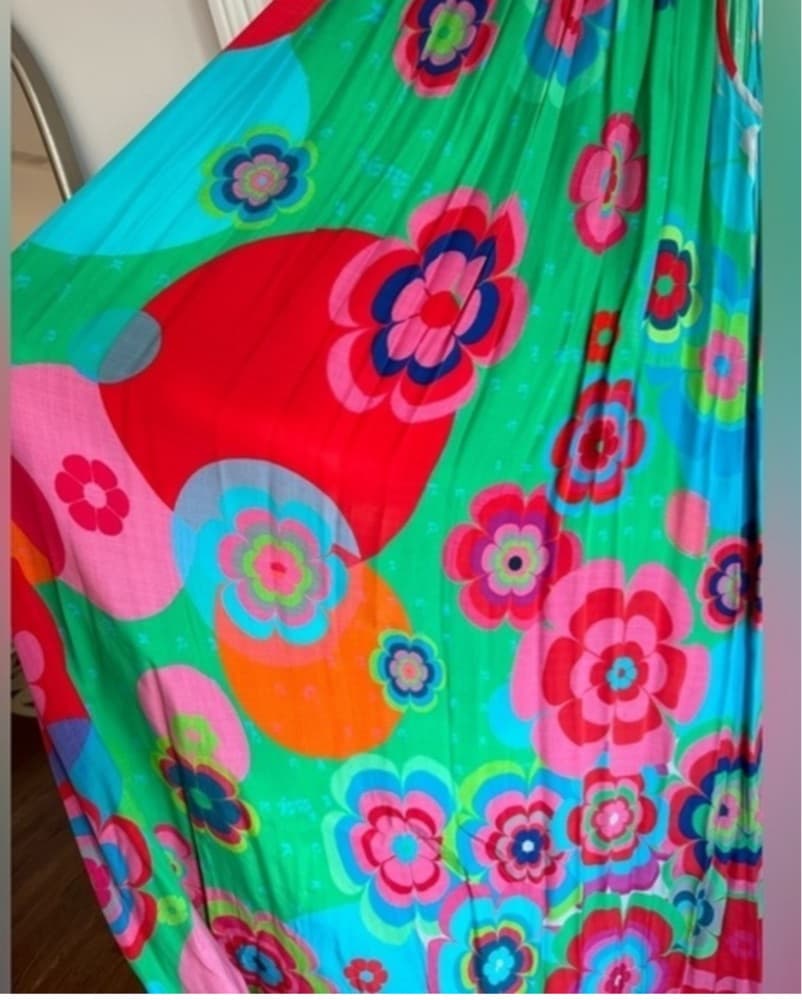 Vibrant Floral Summer Maxi Dress - Image 3