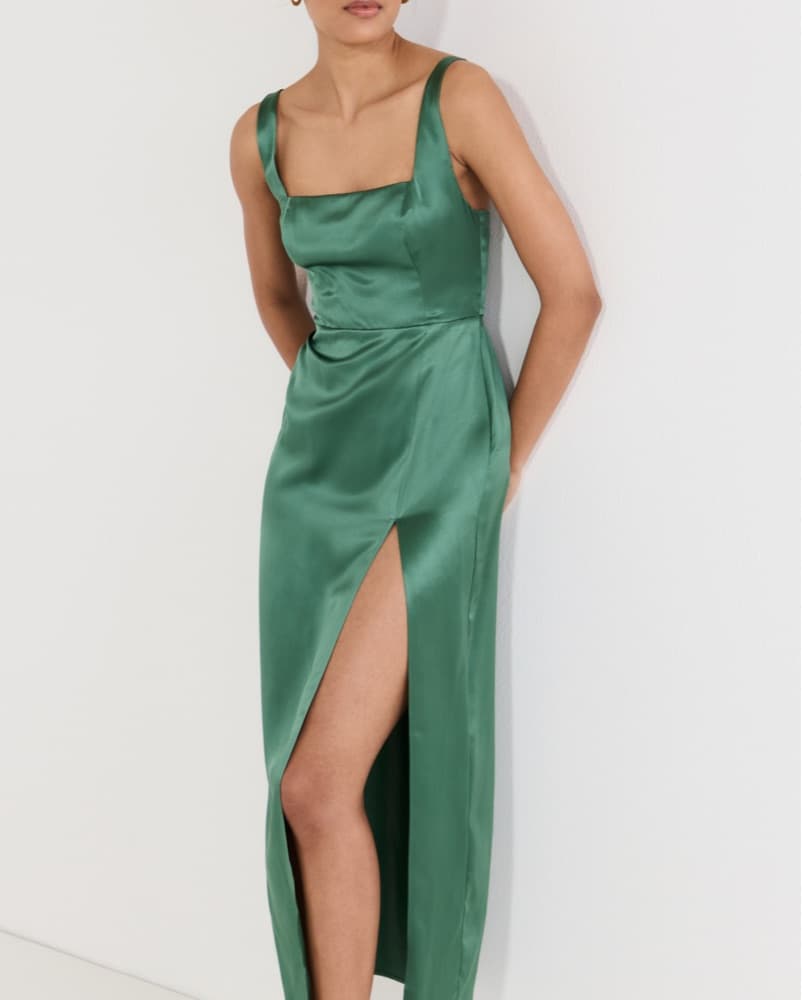Reformation Solay Silk Dress - Image 3