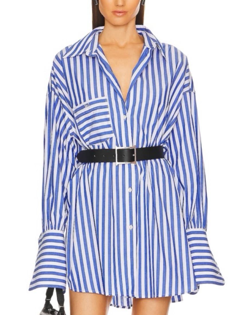 Helsa Cotton Poplin Oversized Shirt  - Image 1