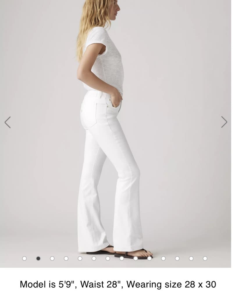 Levi’s 726 High Rise Flare Jeans - Image 3