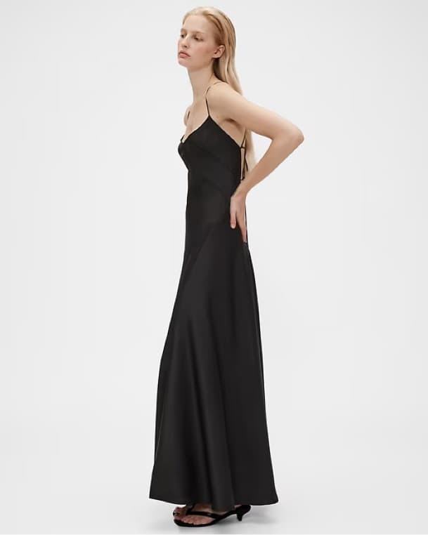 GapStudio Black Slip Dress - Image 2