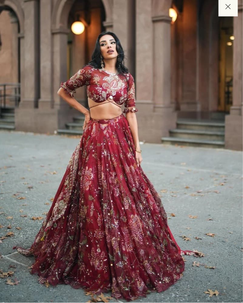 Mahima Mahajan Indian Lehenga - Thiya - Image 1