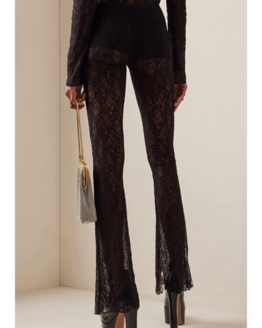 Philosophy Black Lace Pants - Image 3