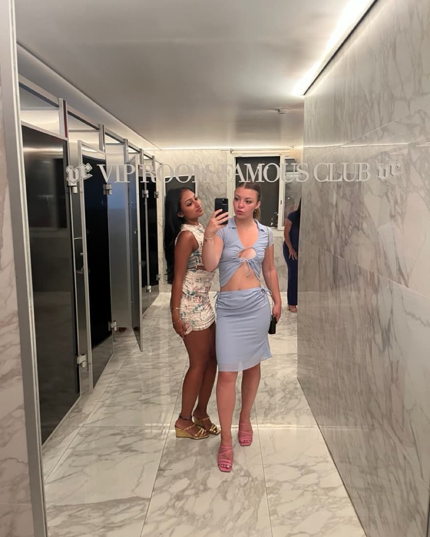GUIZIO Baby Blue Skirt - Image 2