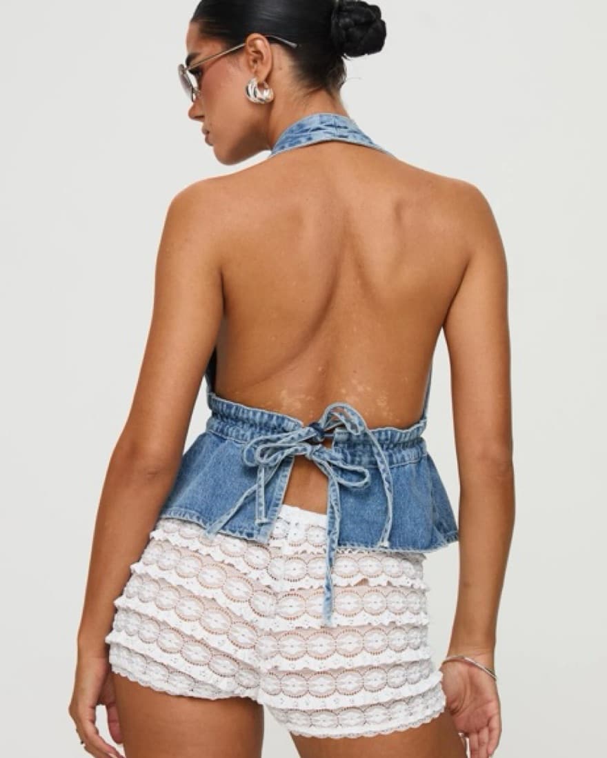 Denim Halter Top - Image 3