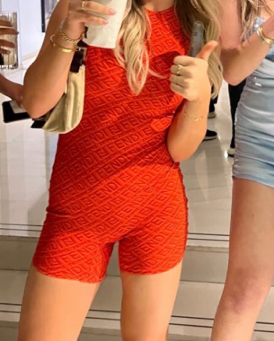 Orange Fendi Skims Jumpsuit - Image 2