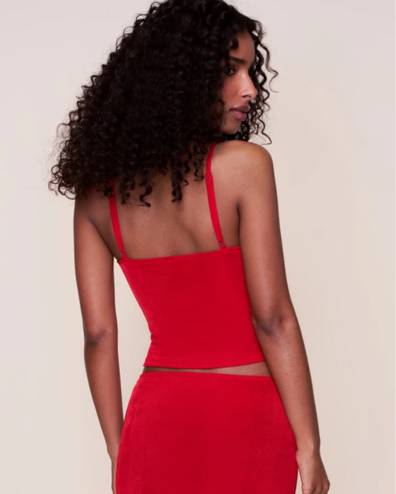 Red Danielle Guizio Tank - Image 3
