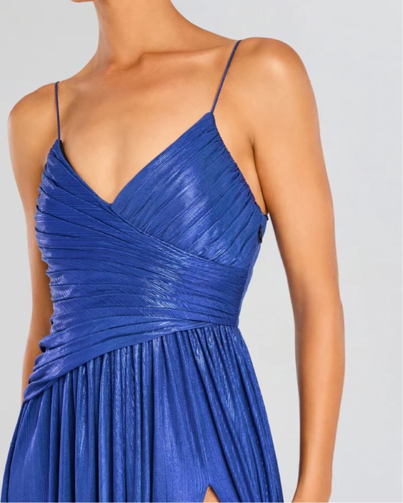 Cobalt Metallic Retrofete Doss Dress  - Image 2