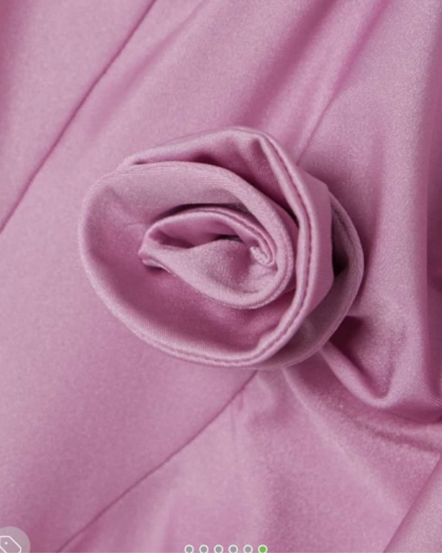 Coperni Pink Rose Dress - Image 6