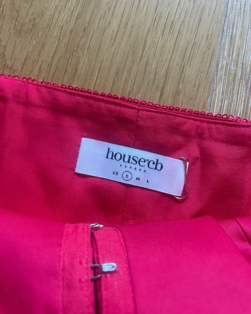 House of CB Pia Red Corset - Image 3
