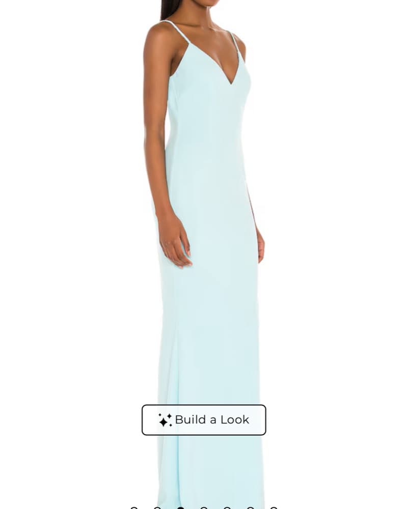 Blue Revolve Formal Dress - Image 2