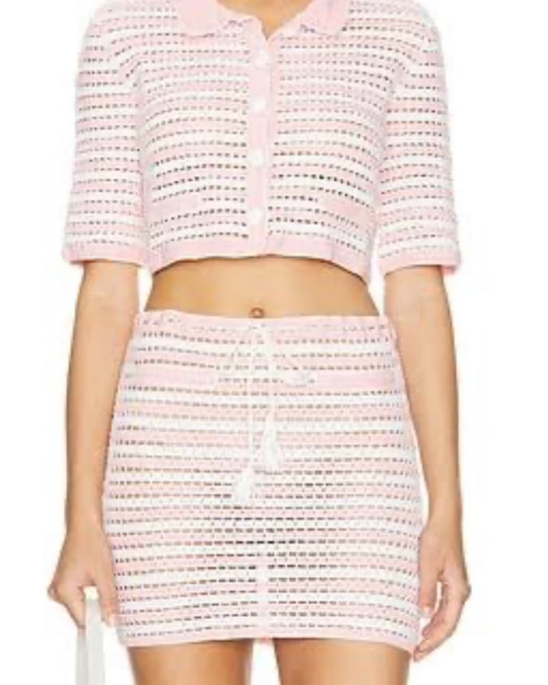 Revolve Crochet Coverup Skirt - Image 2