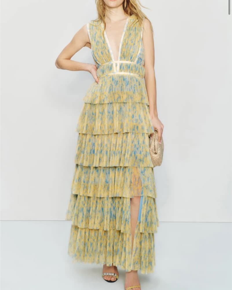 Hutch Amora Gown Tiered Pleated - Image 6