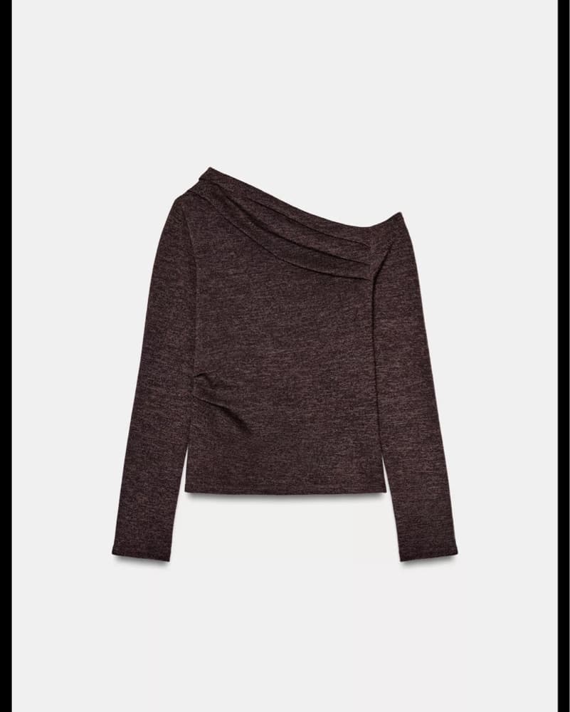 Asyemtric Pique Top & Pique Belted Pants - Image 3