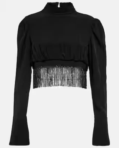 Rabanne Chain Fringe Top - Image 2