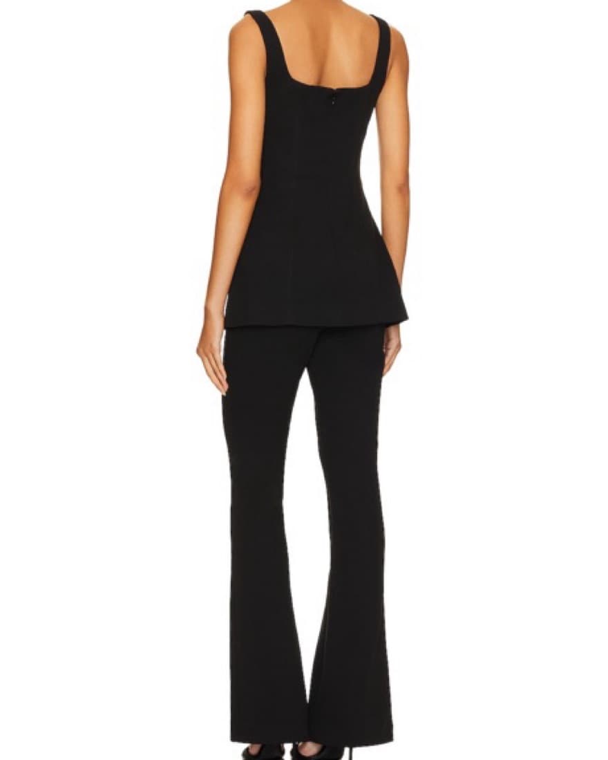 MISHA Black belva jumpsuit - Image 3