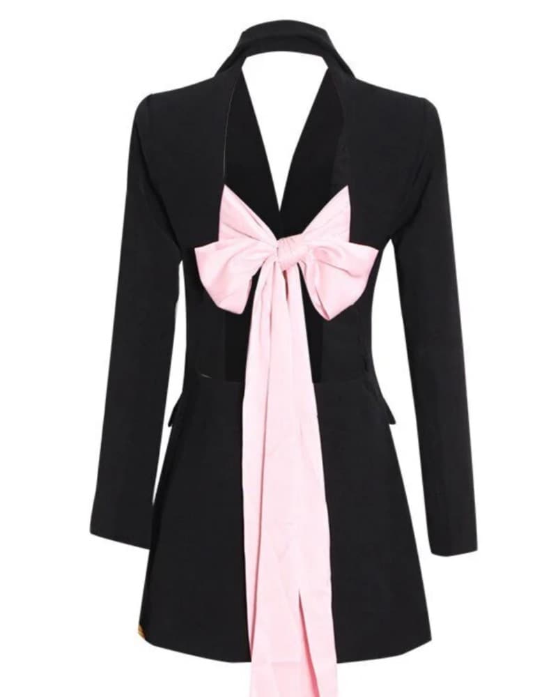Alex Vinash NY Bow Blazer Dress - Image 1