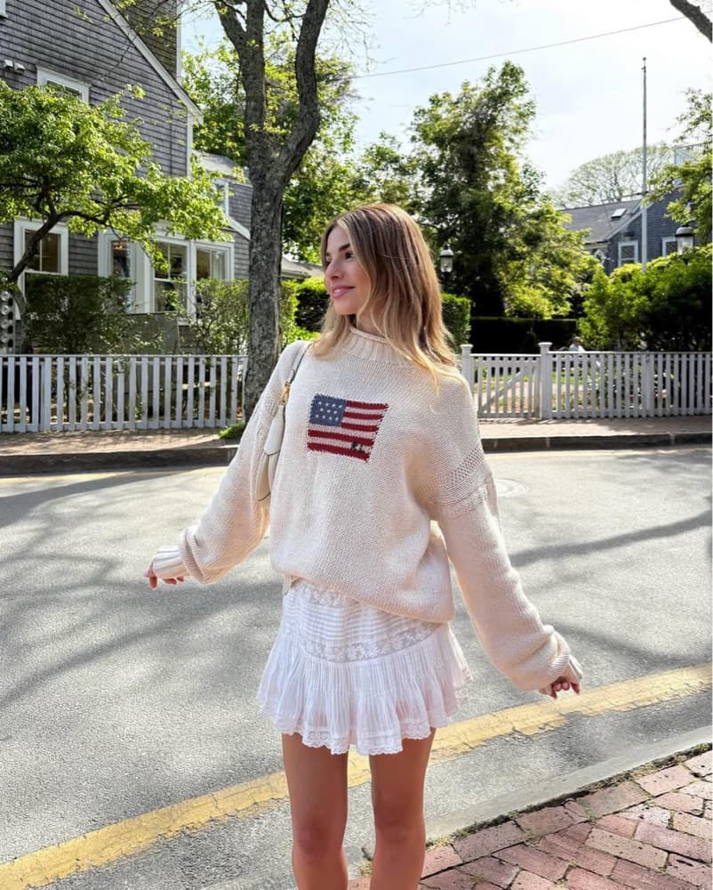 Ralph Lauren American Flag Sweater - Image 1