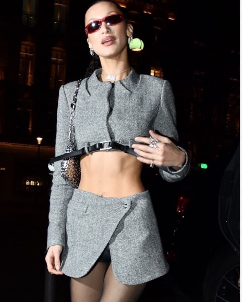Coperni Cropped Crepe Jacket/ Mini Skirt - Image 2