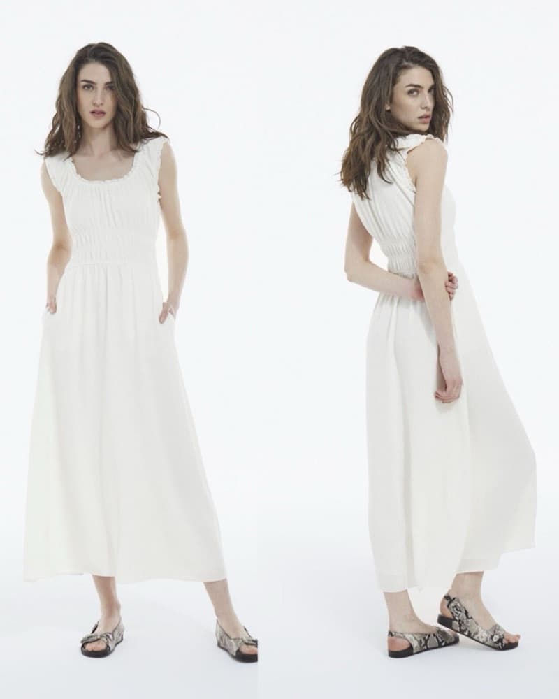 KOOPLES Ruched Maxi Dress - Image 4