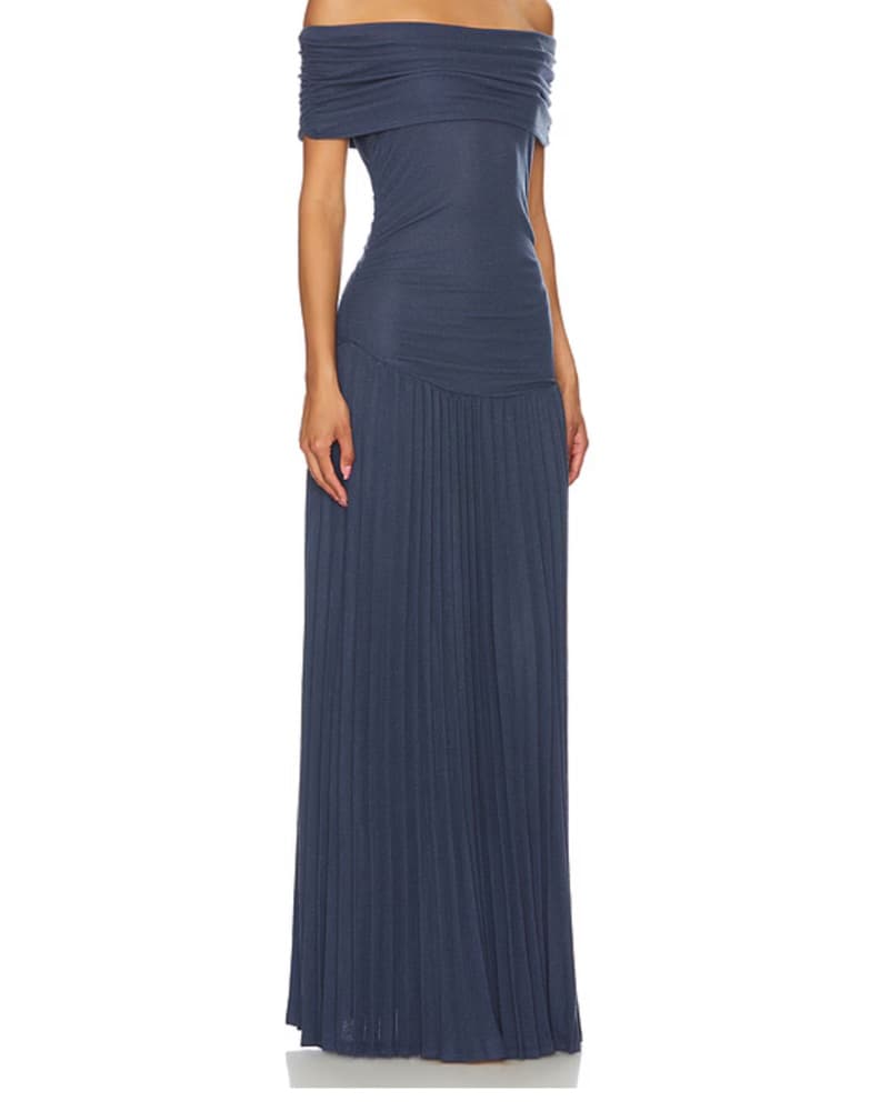 Lioness Drop Waist Off-Shoulder Dress - Image 2