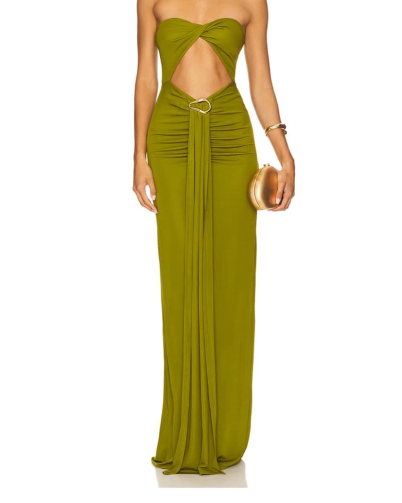 Green Vacation Dress - Image 1