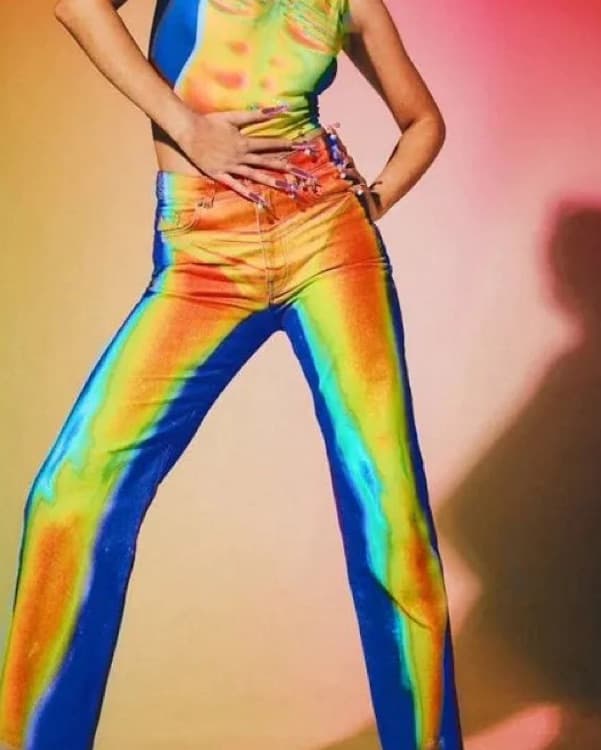Jaded London Petite Heatmap Jeans - Image 1