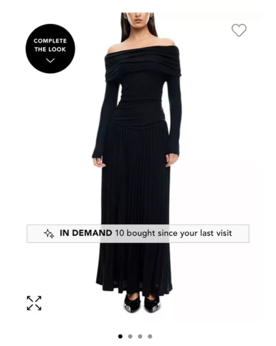 Off The Shoulder Dress  - Image 1