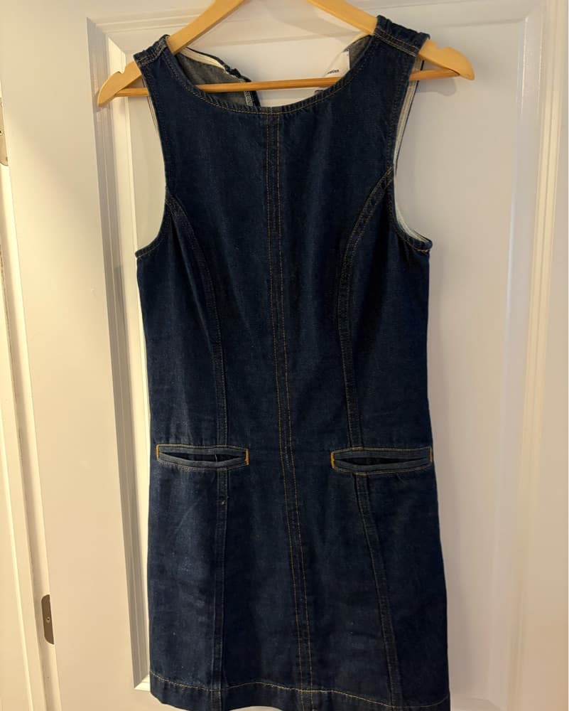 Reformation Citron Denim Mini Dress - Image 5