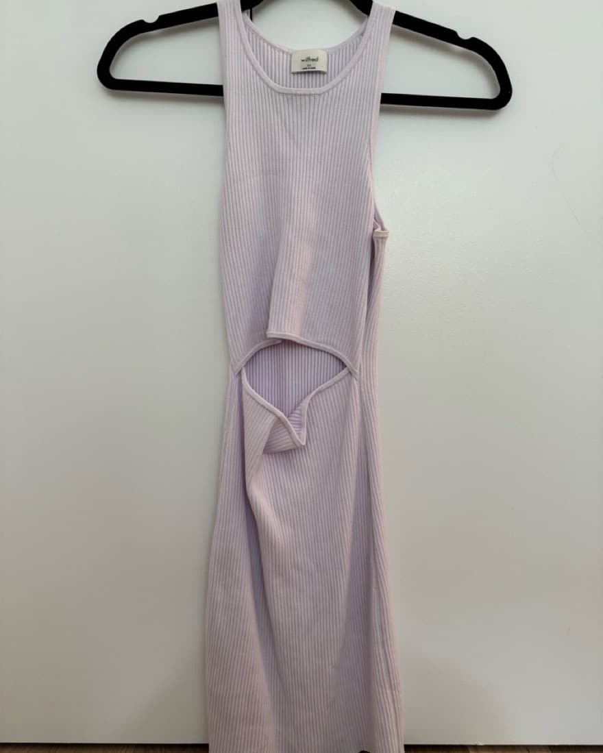 Aritzia Wilfred Cutout Mini Dress - Image 4
