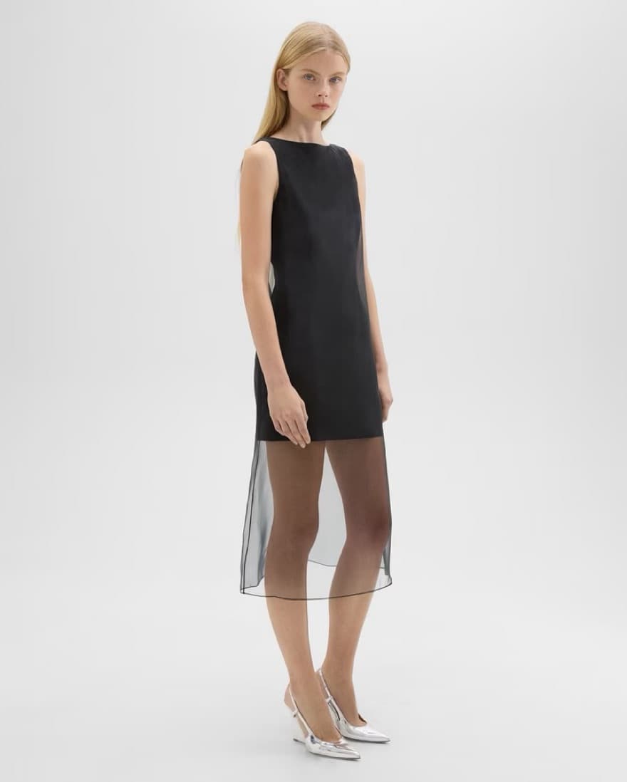 Theory Linen Midi Dress - Image 2