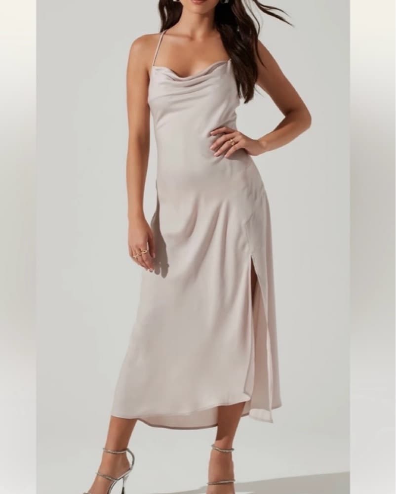 Elegant Satin Slip Dress - Image 3