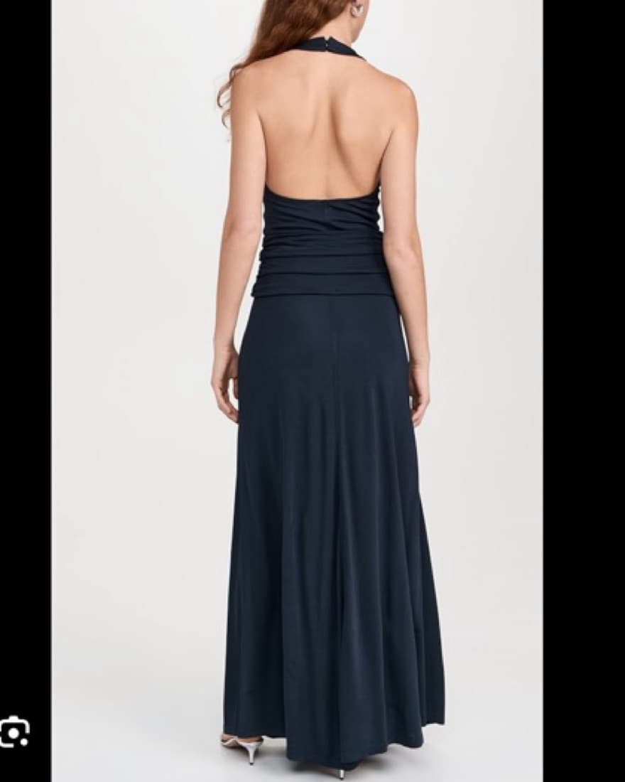 Solid And Stripe Navy Dress - Image 2