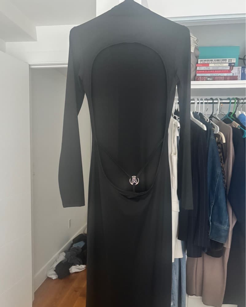 Commense Backless Maxi Dress black - Image 3