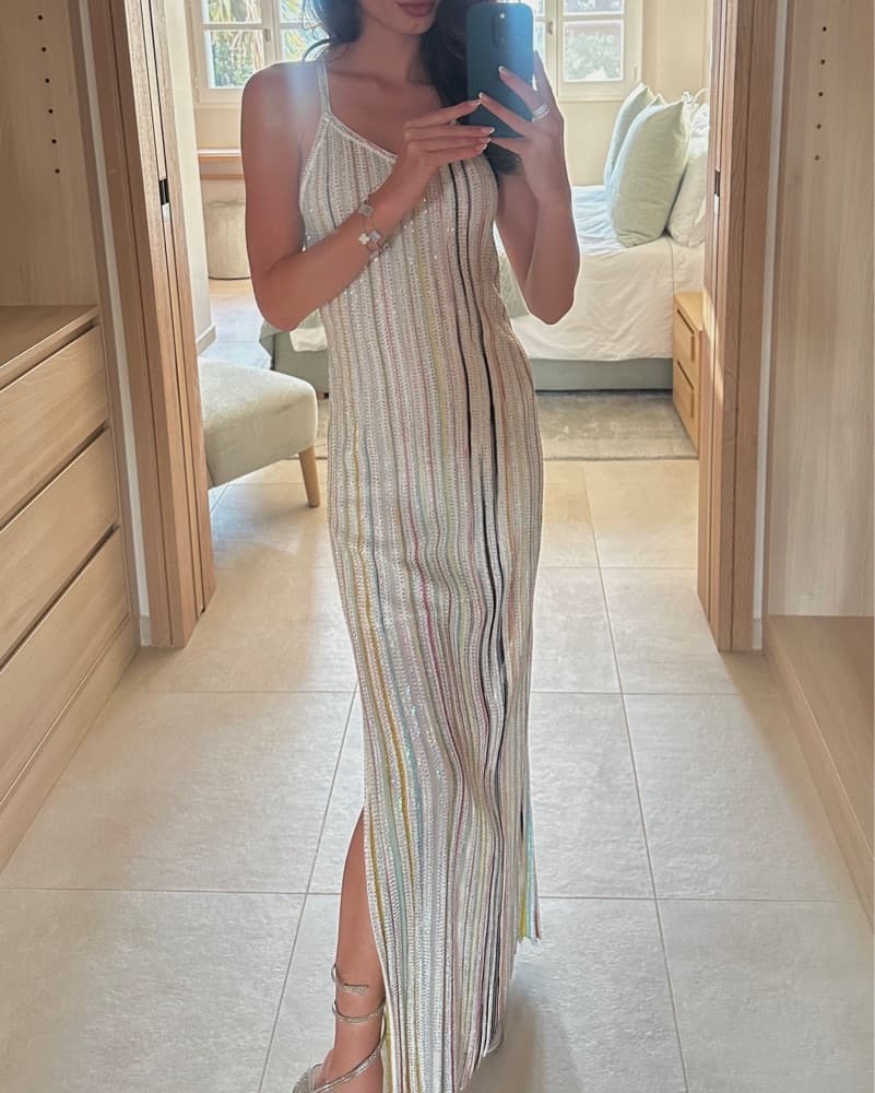 White missoni Maxi Dress - Image 1