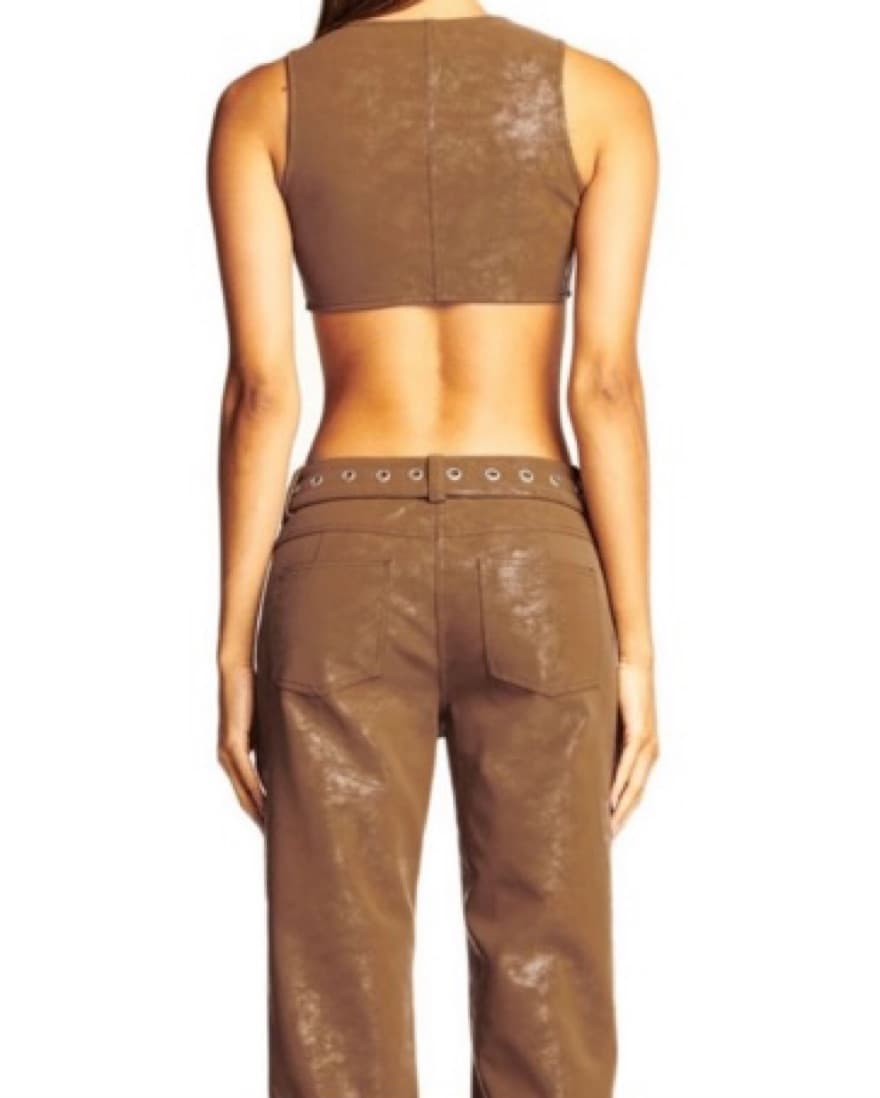 I Am Gia Brown Pant Set - Image 2