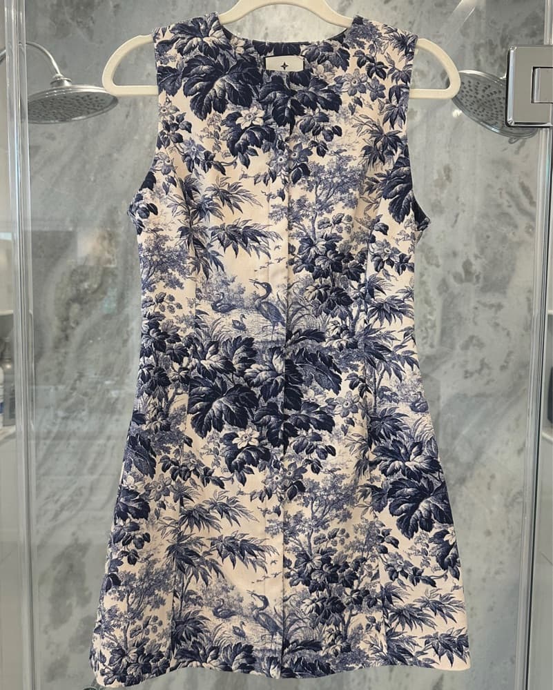 Tuckernuck Navy Toile Maison Dress - Image 1