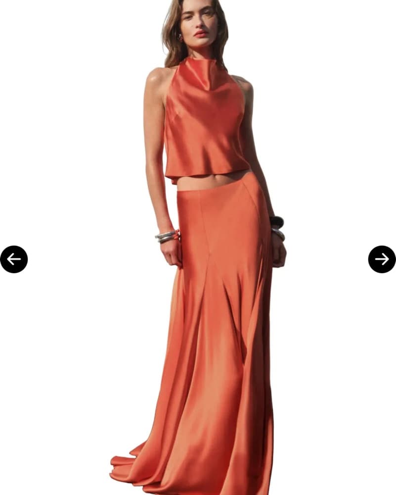 Reformation Sera Silk Two Piece - Image 1