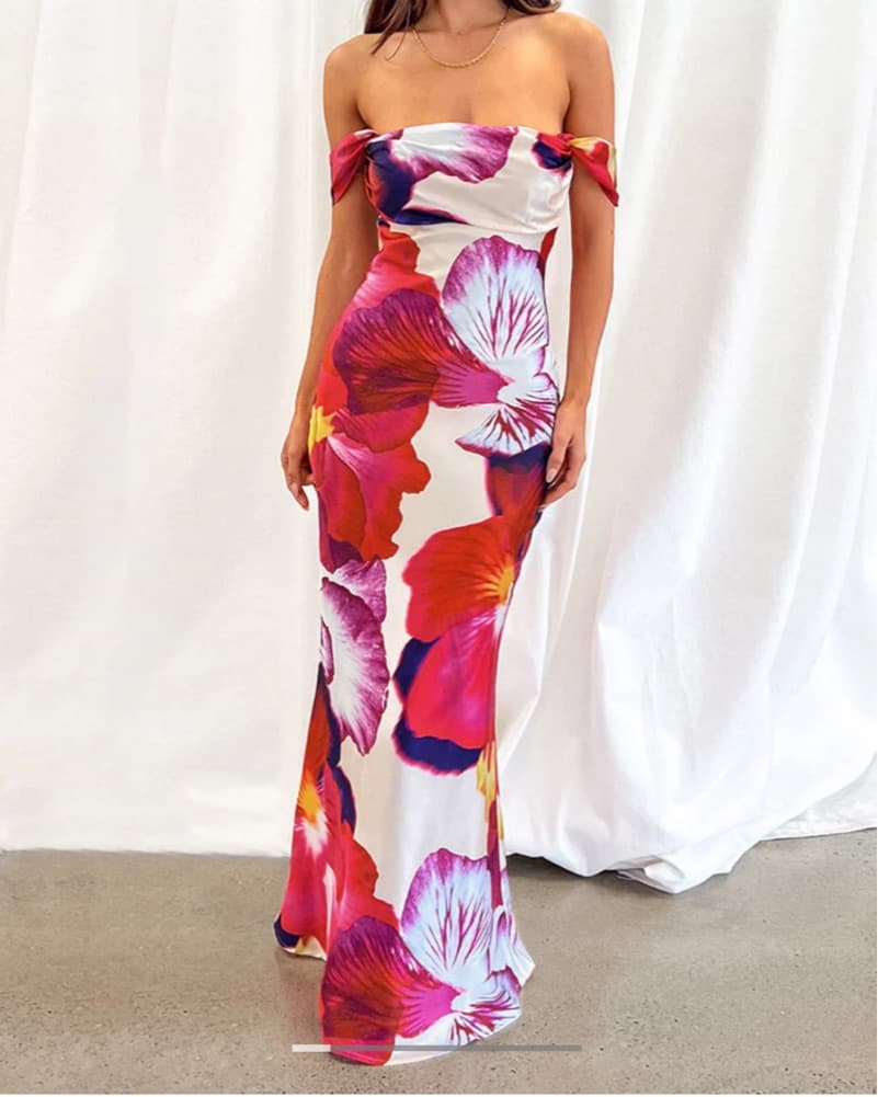 Ella Off Shoulder Dress  - Image 1