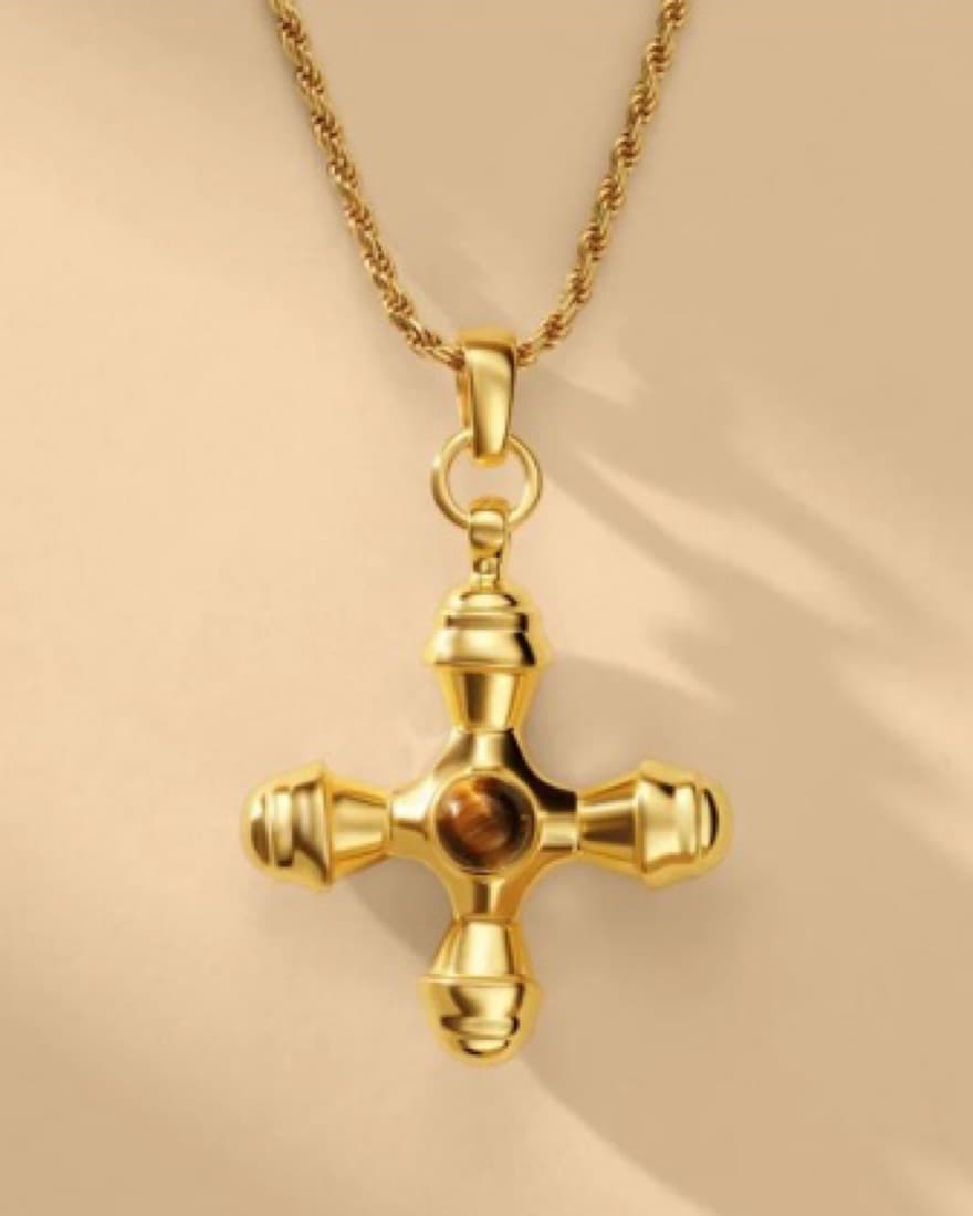 Aureum Cross Necklace - Image 3