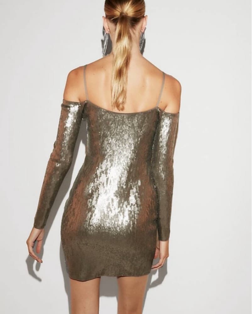 Sequin Mini Dress For NYE - Image 2