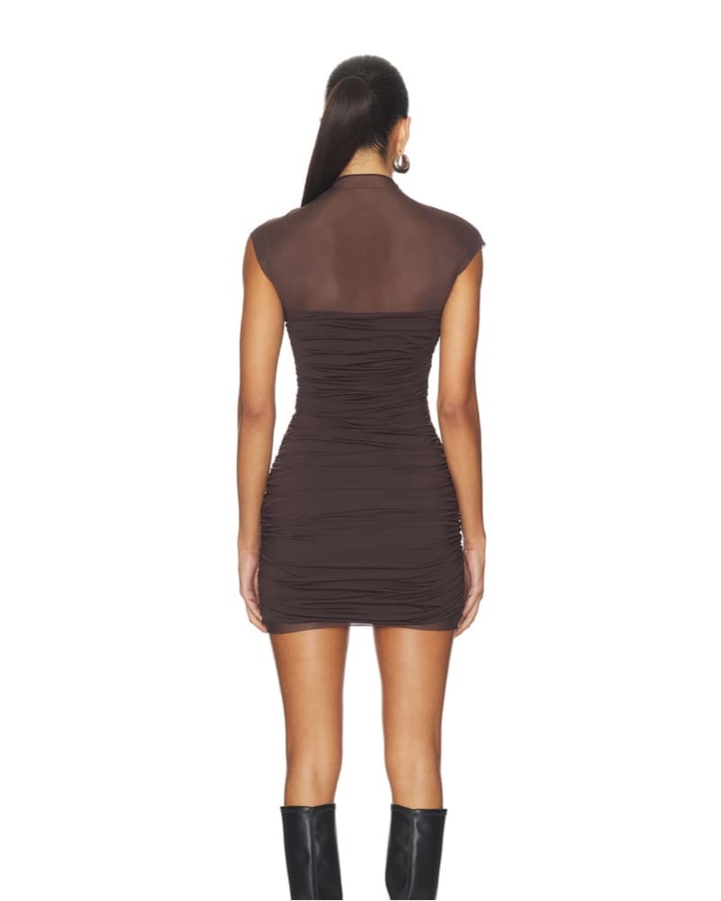 Retrofete Seroya Paola Mini Dress - Image 4